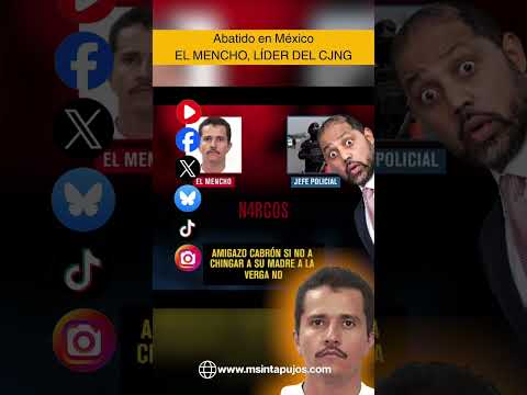 Cae abatido El Mencho en México | El último audio del líder del CJNG